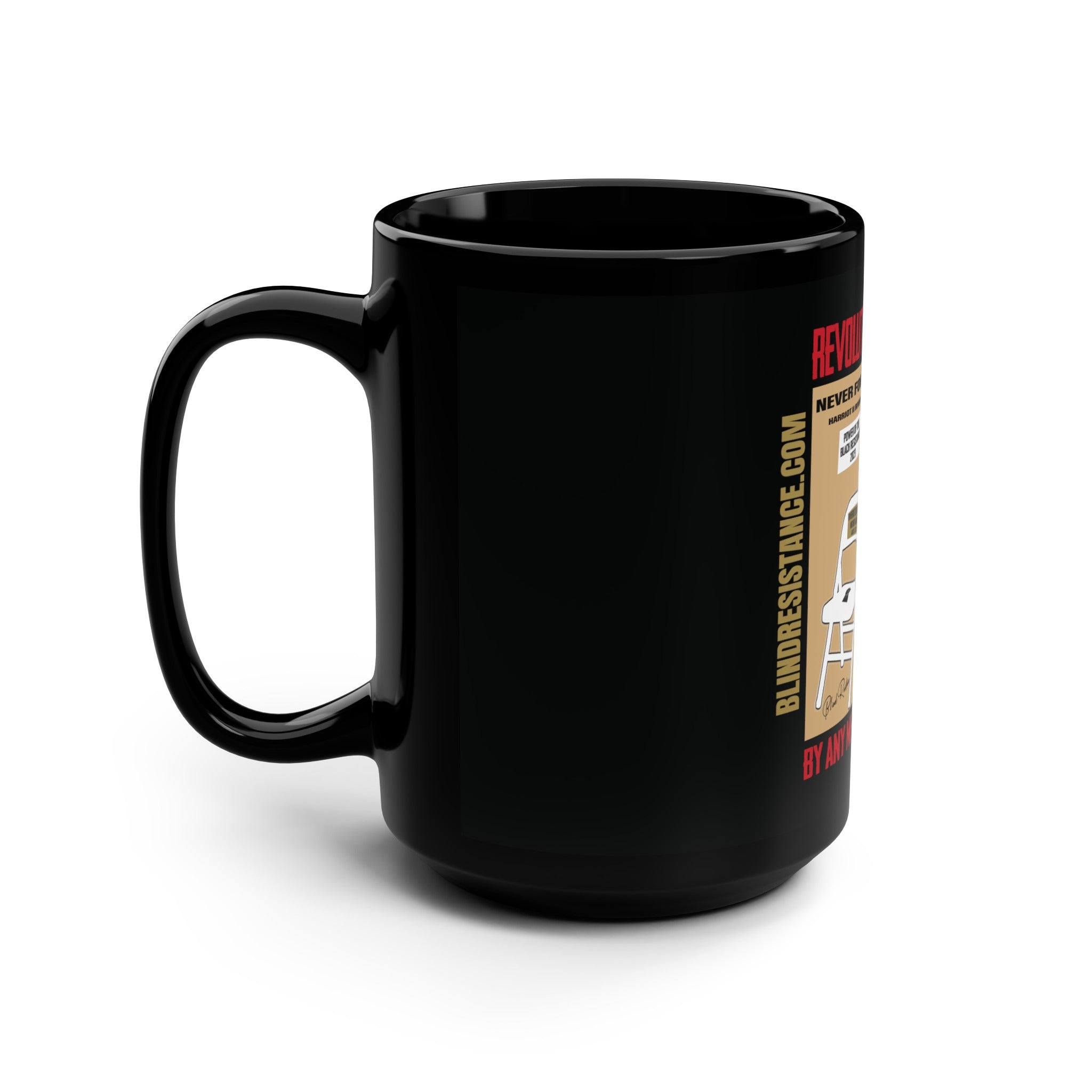 Revolutionary Hero Special Edition Black 15 oz. Ceramic Mug