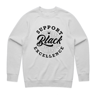 UNISEX LUX SBE CREW IN WHITE