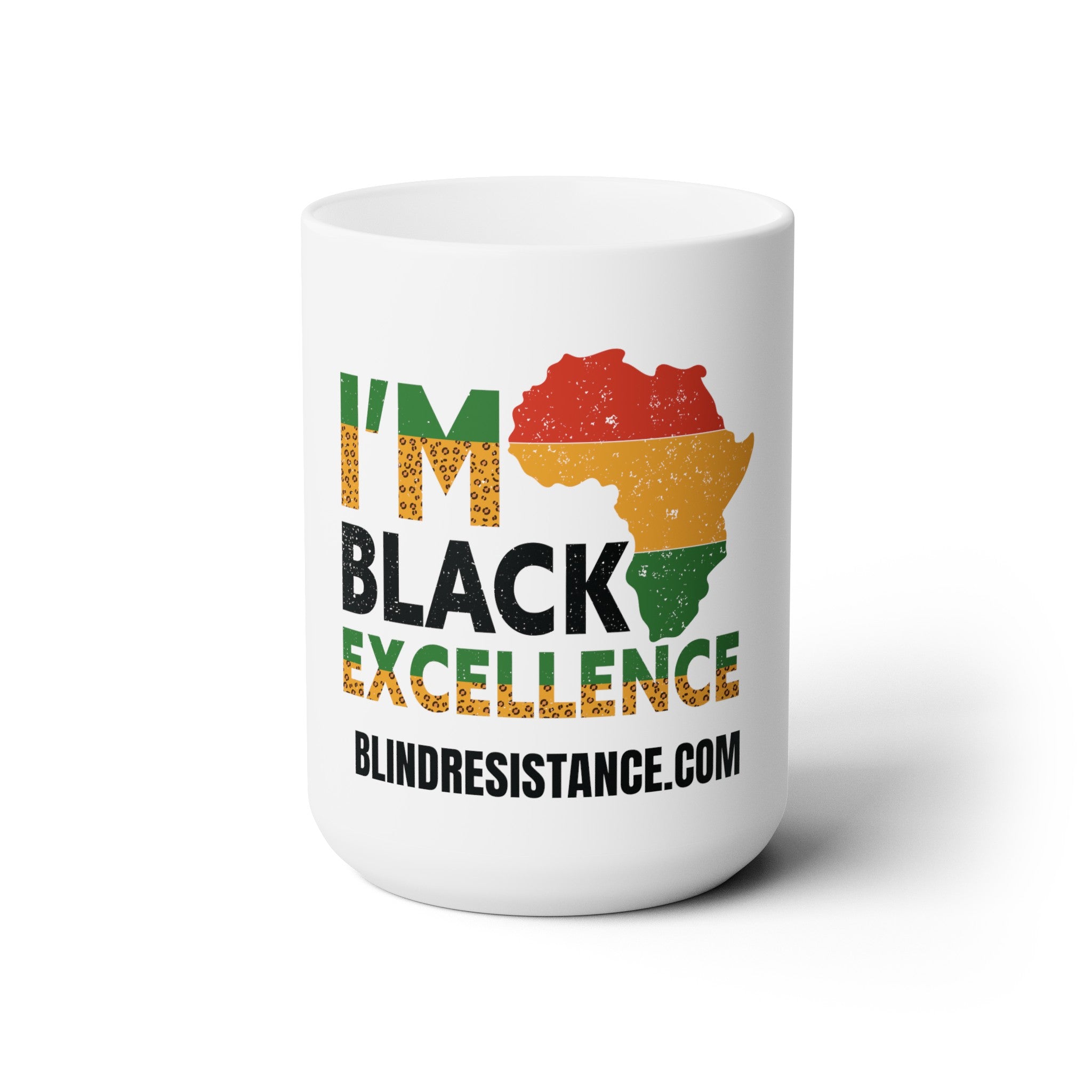 I Am Black Excellence Ceramic Mug (15 oz.)