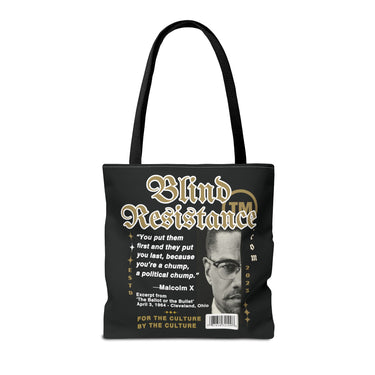 Malcolm X Two-sided Vote Tote Bag (c)