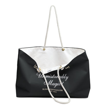 Stylish Unapologetically Black Weekender Bag
