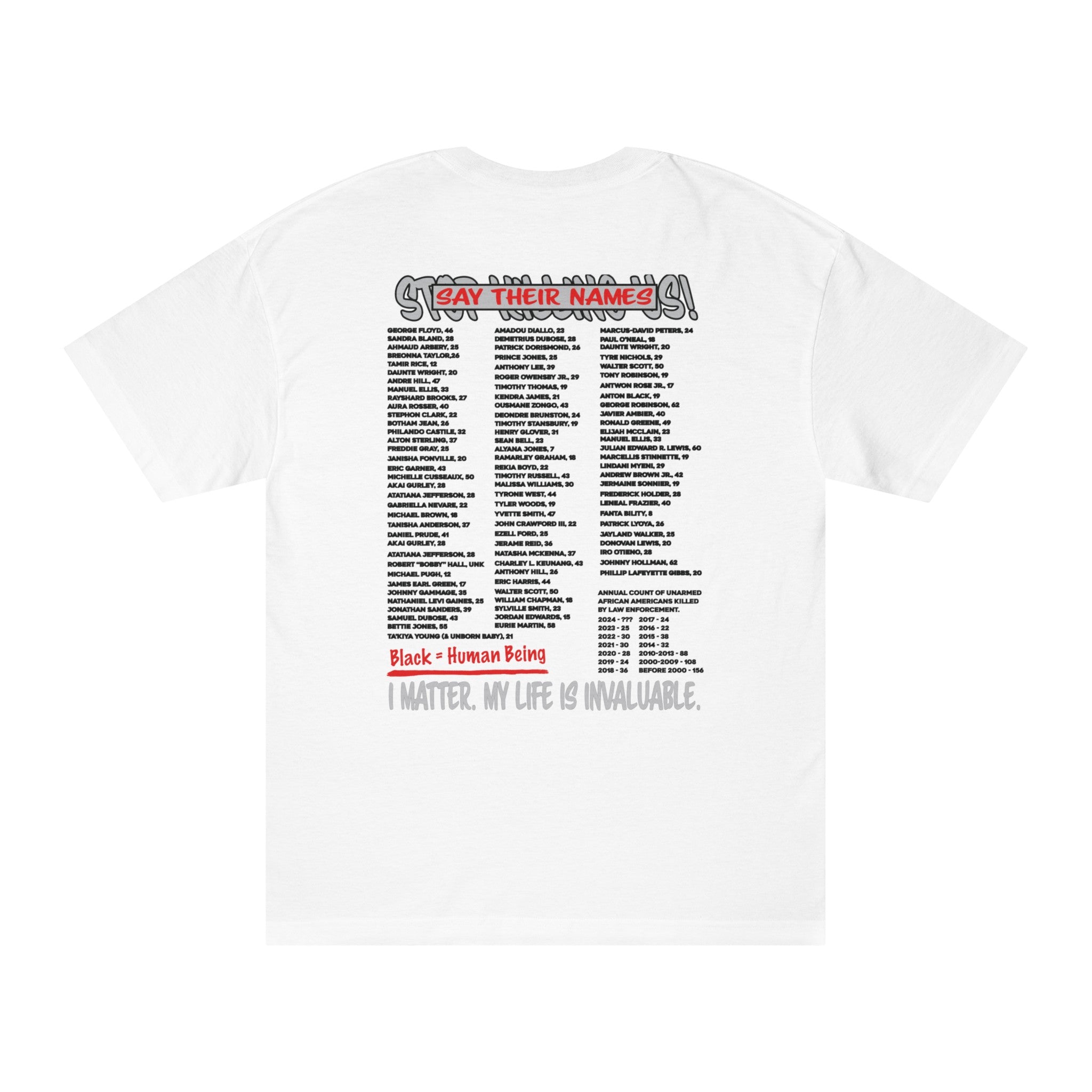 LIMITED EDITION: STOP THE VIOLENCE (SAY THEIR NAMES) CREW