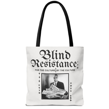 Malcolm X Two-sided Newspaper Tote Bag