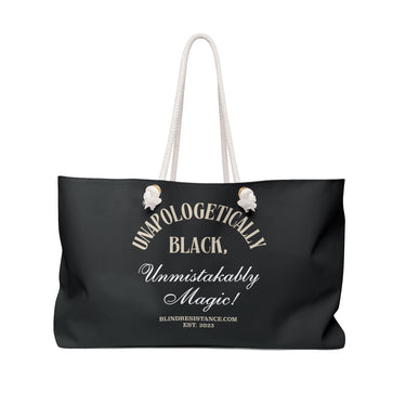 Stylish Unapologetically Black Weekender Bag