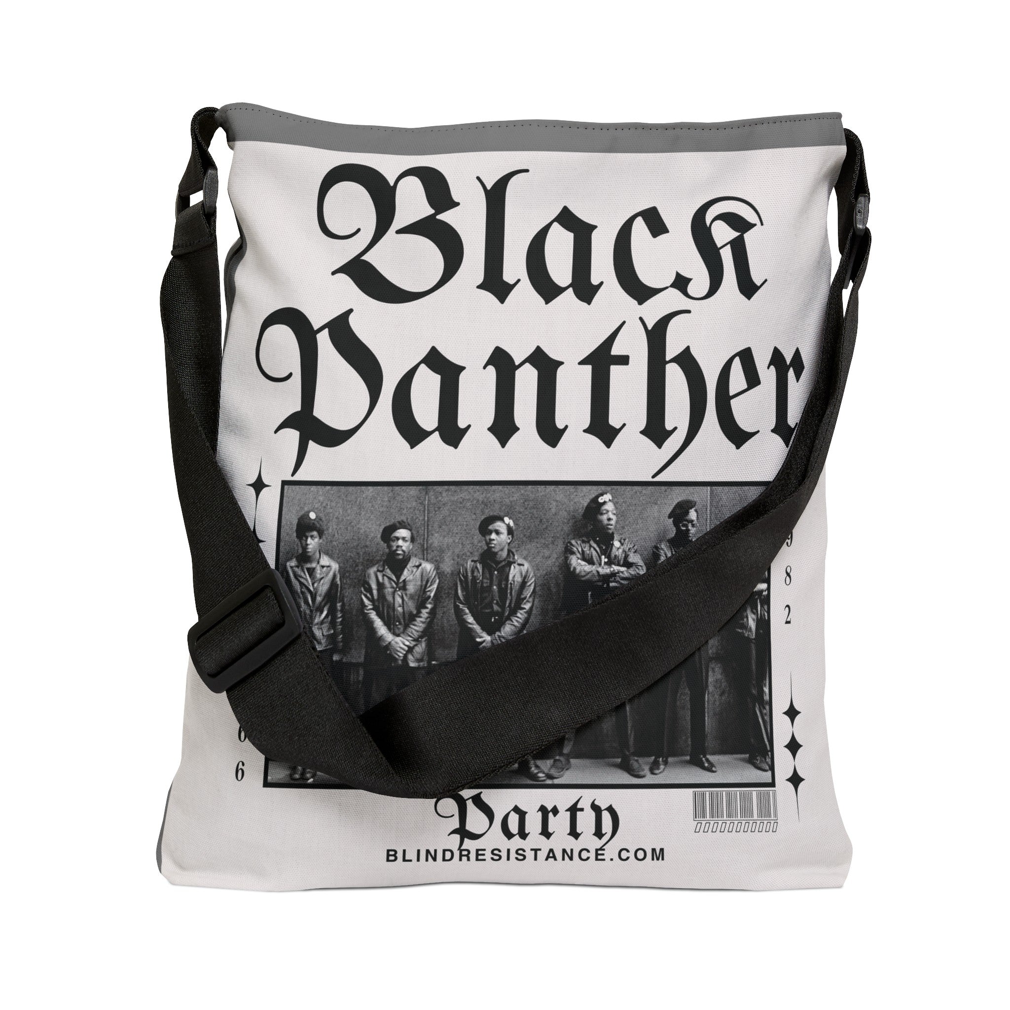 Two-Sided Black Panther Adjustable Tote Bag
