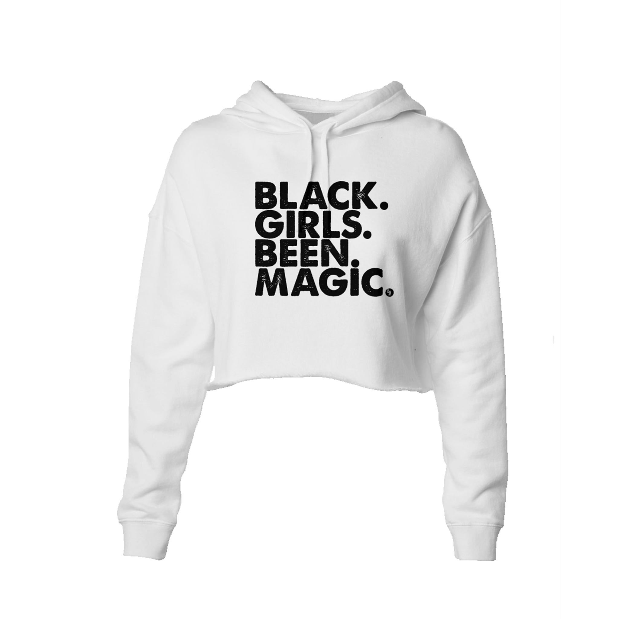 Black Girls Been Magic Cropped Hoodie Blind Resistance Brand
