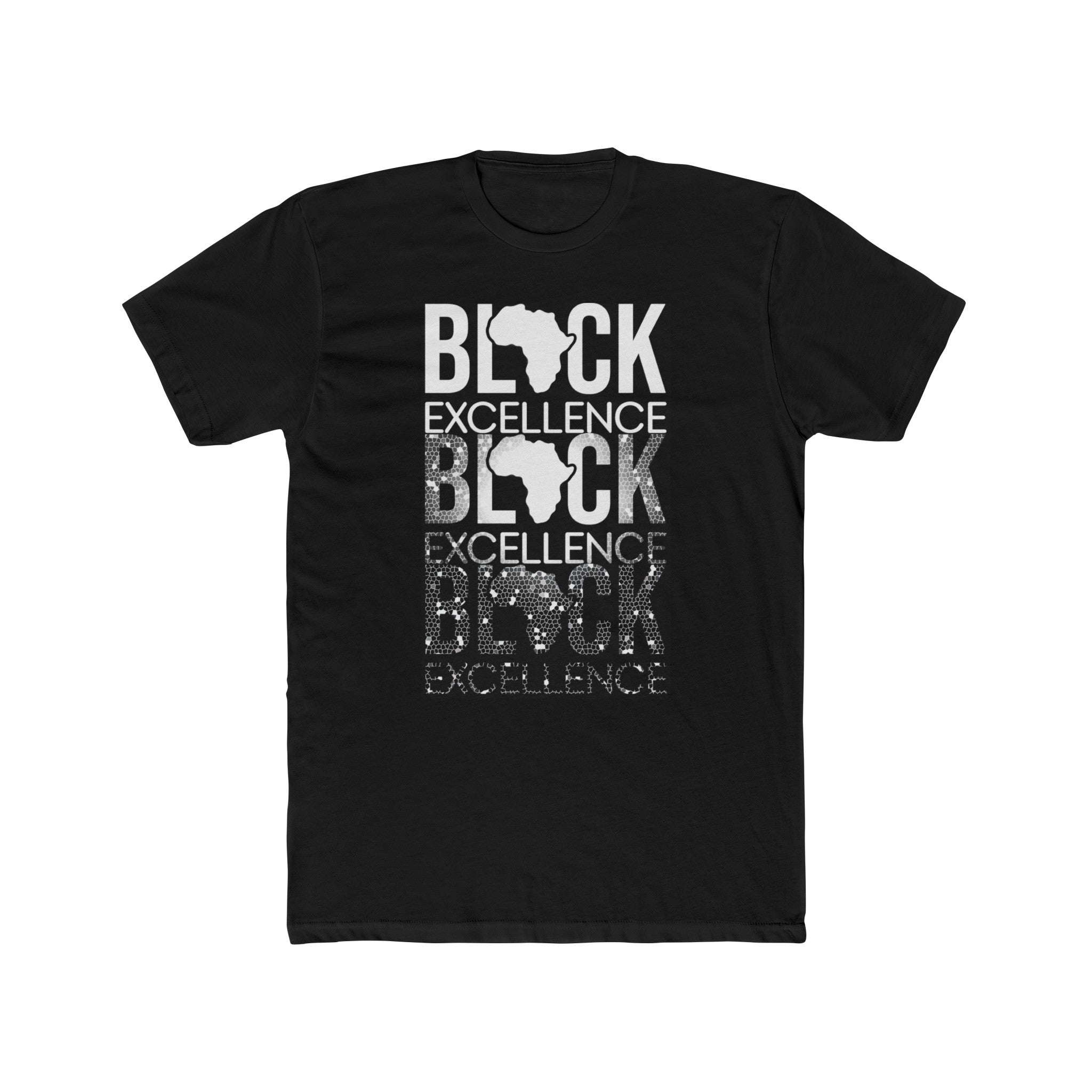 Black Excellence Mosaic Pre-shrunk Comfort T-Shirt
