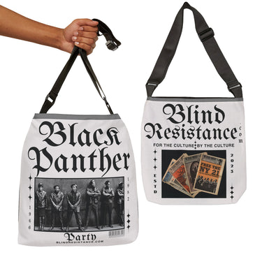 Two-Sided Black Panther Party Adjustable Tote Bag