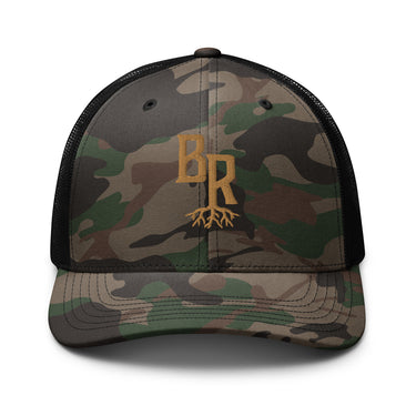 BR Monogram Camo Trucker Hat