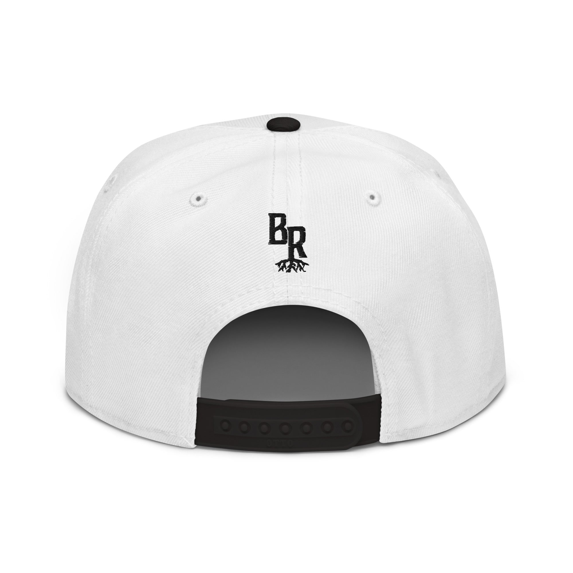 Bold Snapback Hat (Puff Embroidery)